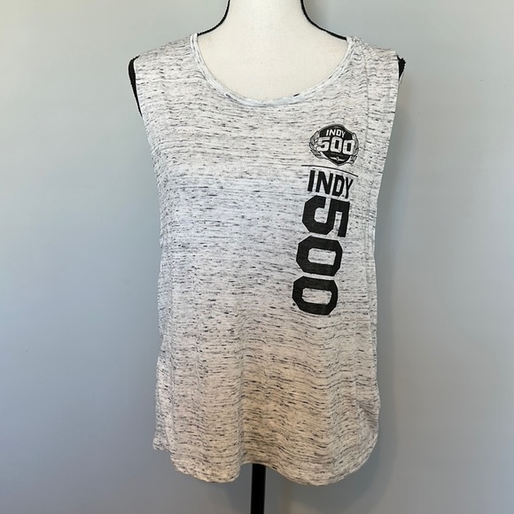 INDYCAR 500 Soft Sleeveless Top NWT - Picture 1 of 4